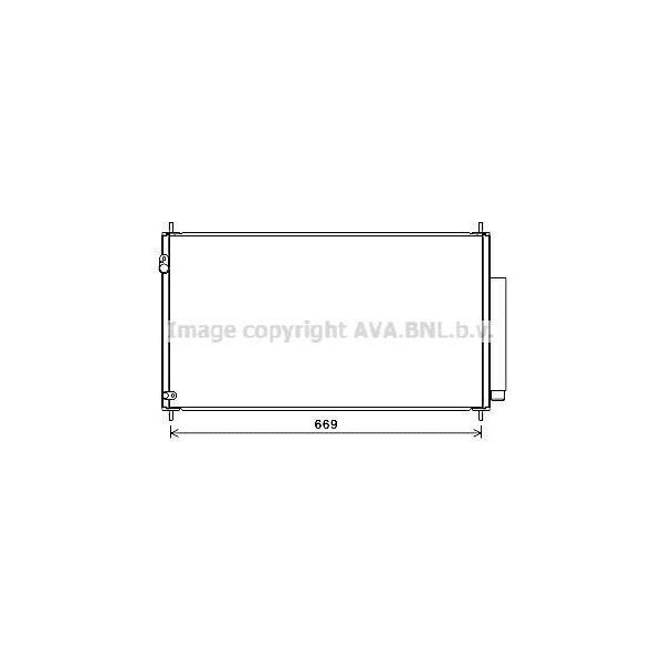 Prasco HD5290D - Oe 80110TV0E01 Condensatore Aria Condizionata Con Essiccatore Per Civic Ix-image