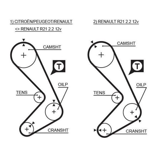 Gates 5059XS - Cinghia Dentata Oe 7700718836 Per Espace Ii (J), Trafic (P, T, V)-image