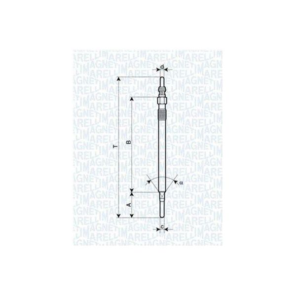 Magneti Marelli 062900062304 - Candeletta Per 300 C (Le, Lx), Grand Cherokee Iii (Wh, Wk), Vito (W639), Viano (W639), Sprinter (W907), Sprinter (W906), Sprinter (W907, W910), Classe S (W221), Classe R (W251), Classe M (W164), Classe Glk (X204), Classe Gl (X164), Classe G (W461), Classe E (S211), Classe E (W211), Cls (C219), Clk (A209), Clk (C209), Classe C (S204), Classe C (S203), Classe C (W204),-image