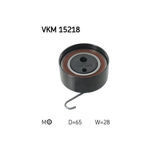 Skf Vkm 15218 Tendicinghia, Cinghia Dentata Oe 55597414 Compatibile Con Combo, Cruze, Trax, Civic, Astra G, Astra H, Astra (A04), Astra J, Corsa C, Corsa D, Meriva, Mokka, Zafira-image