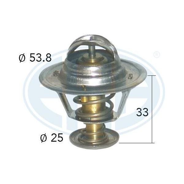 Era 350080A - Termostato Acqua Di Raffreddamento Oe 97 087 130 Per Civic Vii, 323 (Ba), Combo (71), Vectra B (J96)-image
