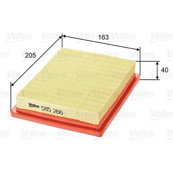 Valeo 585266 - Filtro Aria Oe ADG02210 Per Accent I (X-3), Lantra Ii (J-2)-image