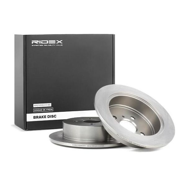 Ridex 82B0091 - Oe 1132107700 Disco Freno, Asse Posteriore Per Corolla (E12), Corolla Verso (E12), Yaris (P1), Yaris Verso (P2)-image