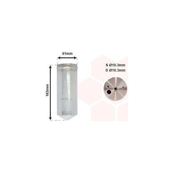 Van Wezel 2500D109 - Essiccatore Aria Condizionata Oe 80351 ST7 003 Per Civic V, Civic Vi-image