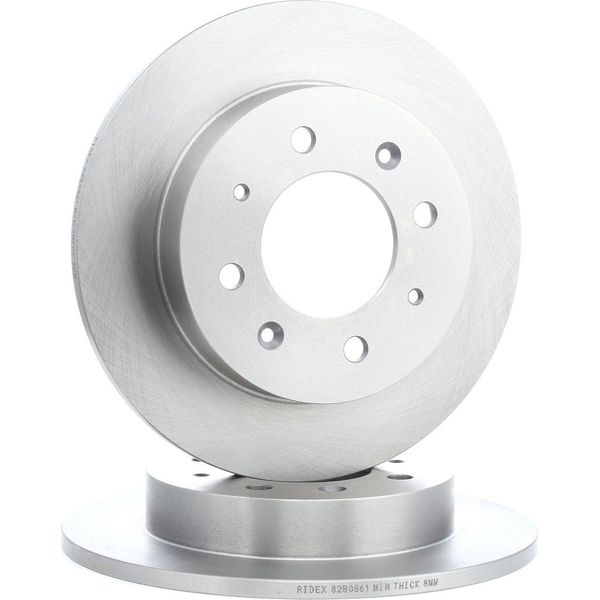 Ridex 82B0861 - Oe 584111P300 Disco Freno, Asse Posteriore Per Ix20 (Jc), Venga (Yn)-image