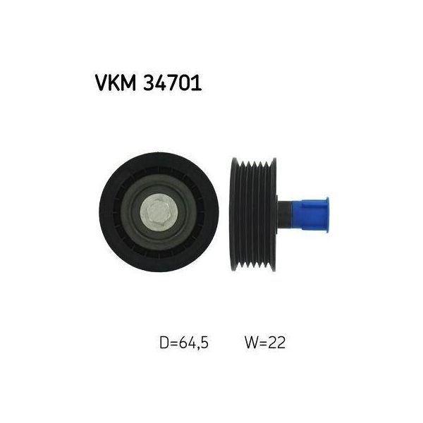 Skf Vkm 34701 - Oe 16 080 248 80 Carrelli, Cuscinetti Per Jumper, Ducato, Transit V363, Transit Tourneo, Transit, Transit Custom, Tourneo Custom, Boxer-image