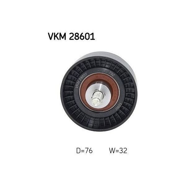 Skf Vkm 28601 - Puleggia Folle Oe 5093 931AA, Cinghia Di Distribuzione Per Voyager Iv, Cherokee (Kj)-image