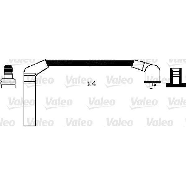 Valeo 346062 - Set Di Cavi Candela Oe 27501 22B10 Per Getz (Tb), Accent I (X-3), Accent Ii (Lc)-image