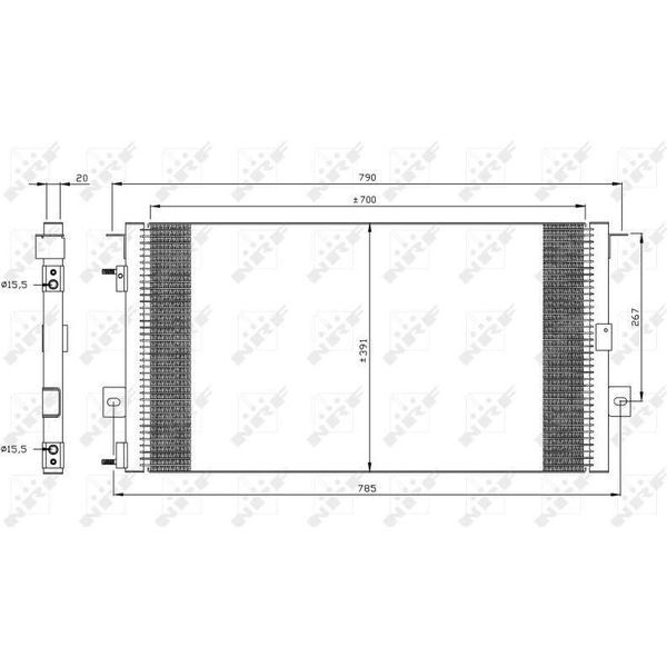 Nrf 35156 - Oe 4798015 Condensatore Aria Condizionata Per Voyager Iii (Gs)-image