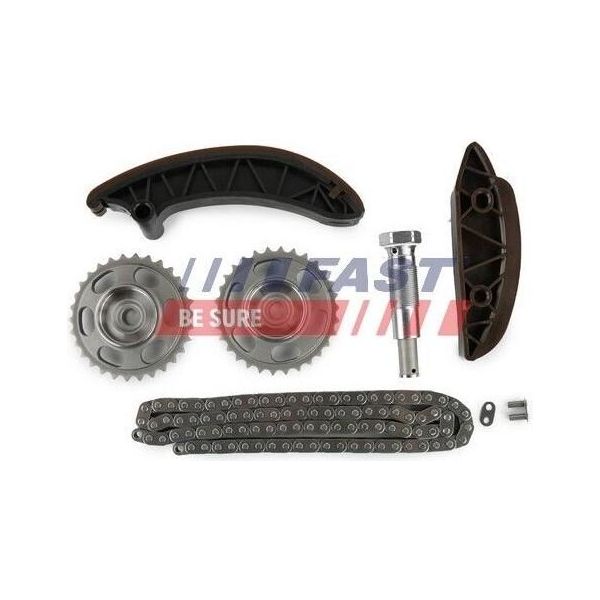 Fast FT41909 - Kit Catena Di Distribuzione Oe 9936276 Per Classe A (W176), Classe B (W246), Classe C (W204), Classe C (W205), Classe C (S204), Cls (C218), Cls (X218), Classe E (W212), Classe E (A207), Classe E (C207), Classe E (S212), Classe Gla (X156), Gle (W166), Classe Glk (X204), Classe M (W166), Classe S (W221), Classe S (W222), Slk (R172), Sprinter (W906), Classe V (W447), Viano (W639), Vito-image