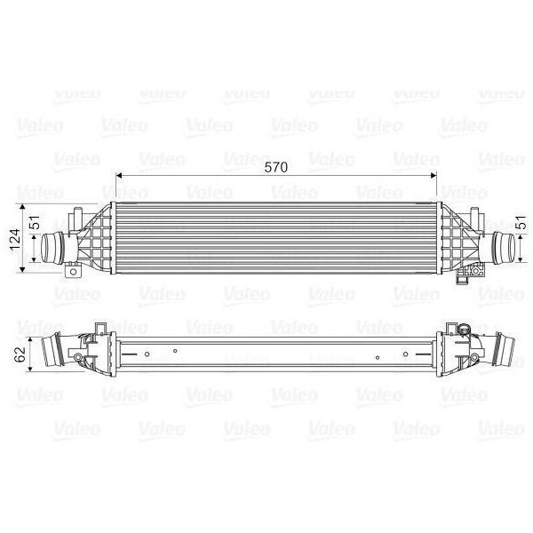 Valeo 818629 - Intercooler Oe 1302263 Per Mokka X (J13)-image