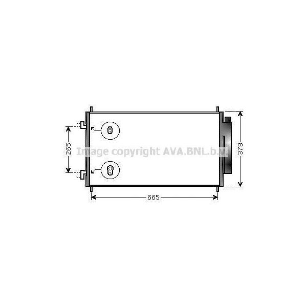 Prasco HD5214D - Condensatore Aria Condizionata Oe 80110SWAA01 Con Essiccatore Per CR-V Iii (Re)-image