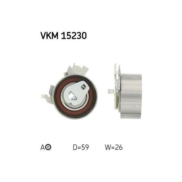 Skf Vkm 15230 - Oe 90528603 Spannrolle, Zahnriemen FüR Captiva, Vectra B (J96), Sintra (Apv), Frontera B (U99), Antara (L07)-image