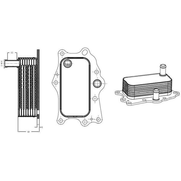 Nrf 31818 - Oe 96868256 ÖLküHler Per Captiva, Cruze (J305), Cruze (J308), Orlando (J309), Antara (L07)-image