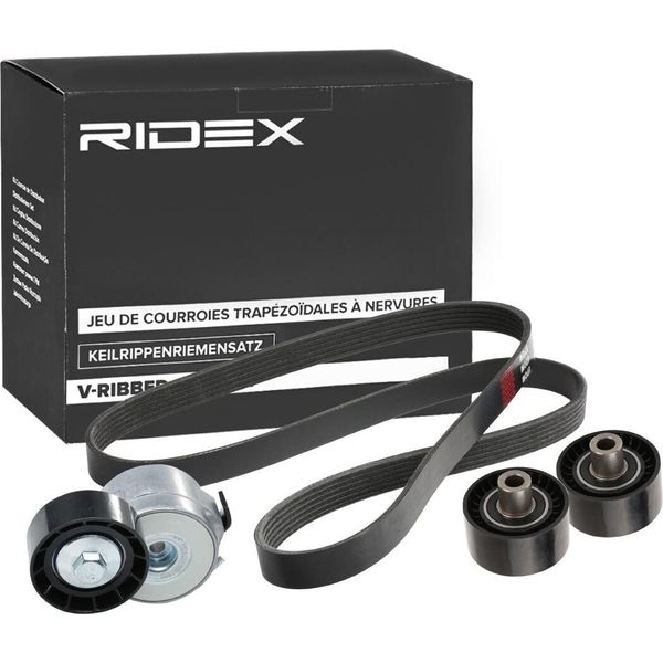 Ridex 542R0670 - Set Di Cinghie A V Oe 16 112 780 80 Per Berlingo, Jumpy (VF7), Nemo, Scudo, 206 (2A/C), 206 (2E/K), 206 Sw (2E/K), 206 Van, 206+, Bipper (Aa), Bipper Tepee, Expert (Vf), Expert Tepee (VF3X), Partner, Partner (5, G), Partner Origin (G), Partner Tepee-image