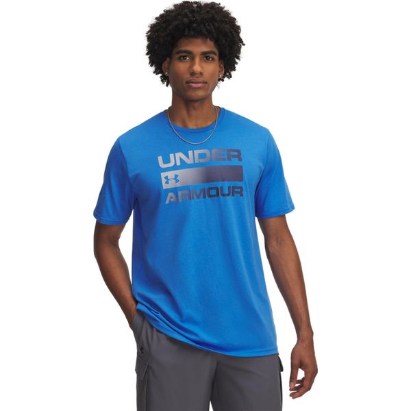 Under Armour Ua Team Issue Wordmark Ss 402 Blue Circuit 402 Blue Circuit M-image