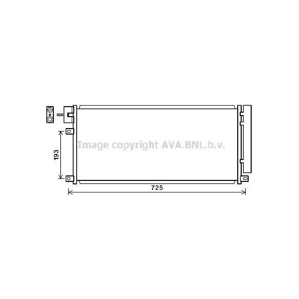 Prasco OL5634D - Oe 95321793 Condensatore Aria Condizionata Con Essiccatore Per Trax, Mokka X (J13)-image