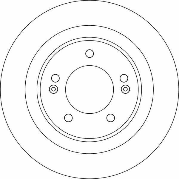 Trw DF6599 - Oe 58411 A6200 Disco Freno Per I30 (Gd), Ceed (Jd), Pro Ceed (Jd)-image