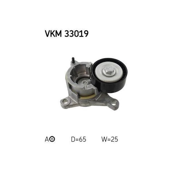 Skf Vkm 33019 Rullo Tenditore, Cinghia Trapezoidale Dentata Oe 575161 Compatibile Con Ulysse, Phedra, Zeta, 206, C4Er, C4, C5, C8, Evasion, Jumpy, Xsara, Scudo, 307, 406, 407, 607, 807, Expert-image