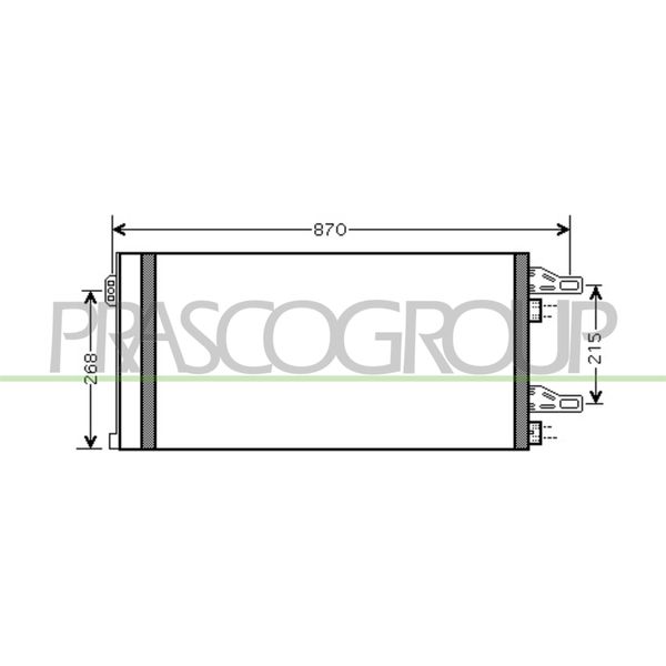 Prasco CI954C001 - Oe 1610136780 Klimakondensator Mit Trockner FüR Jumper, Ducato, Boxer-image