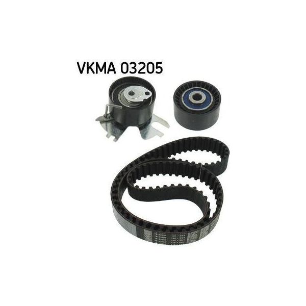 Skf VKMA03205 Kit Cinghia Dentata Oe 9400830749 Compatibile Con 308, 407, 5008, C-Max, Focus, Galaxy, Kuga, Mondeo, S-Max, 3008, 508, 807, Expert, Rcz, Proace, C4, C5, C8, DS4, DS5, Jumpy, Scudo-image