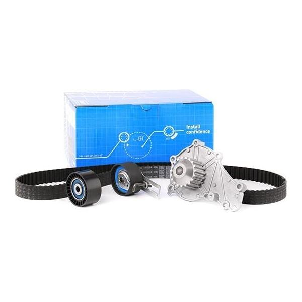 Skf Vkmc 03316 Pompa Dell'acqua + Kit Cinghia Dentata Oe 9467643789 Compatibile Con Focus, Galaxy, C-Max, Berlingo, C-Elysee, C3, C4, C5, DS3, DS4, DS5, Jumpy, Spacetourer, Scudo, B-Max, Ecosport, Fiesta, Mondeo, S-Max, Tourneo, Transit, 2, 3, 5, Asx, Combo, 2008, 206, 207, 208, 3008, 301, 308, 4008, 5008, 508, Expert, Partner, Rifter, Proace, C30, S40, S60, S80, V50, V60, V70-image