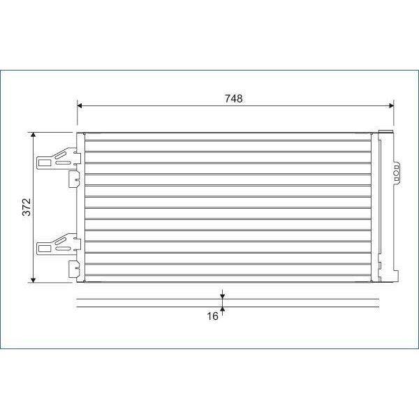 Valeo 814085 - Condensatore Aria Condizionata Oe 1610136780 Per Jumper, Ducato, Boxer-image