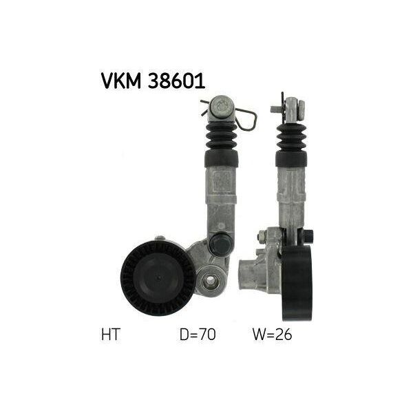 Skf Vkm 38601 - Oe 05080312AA Puleggia Tenditore, Cinghia A V Per Pt Cruiser (Pt)-image