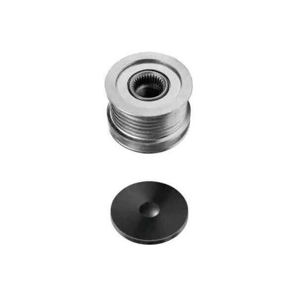 Hella 9XU 358 038-171 - Puleggia Alternatore Oe 04862629AA Per Pt Cruiser (Pt), Grand Cherokee Ii (Wg, Wj), Classe C (W202), Classe C (W203), Classe C (CL203), Classe C (S202), Classe C (S203), Classe C (S204), Classe E (S210), Sprinter (W901, W902), Sprinter (W906), Sprinter (W903), Sprinter (W904), Sprinter (W905), Sprinter (W909), Classe V (638/2), Viano (W639), Vito (W639), Vito (W638)-image
