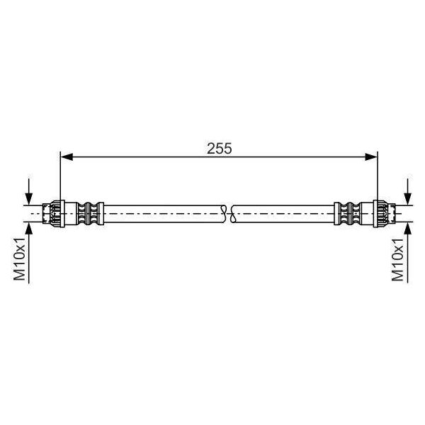Bosch 1 987 476 178 - Tubo Freno Oe 4806 86 Per Berlingo, Xsara, Partner (5, G)-image