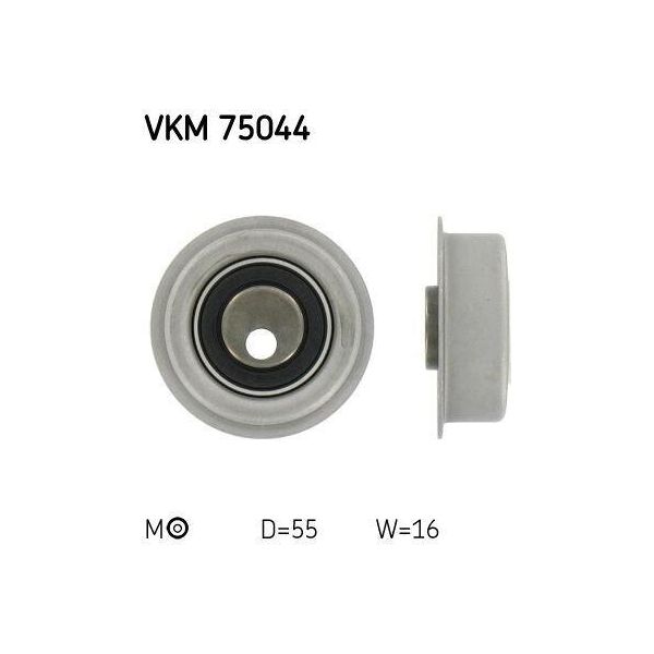 Skf Vkm 75044 - Oe 23357 33120 Puleggia Tenditore, Cinghia Di Distribuzione Per Sonata Iii (Y-3), Sonata Ii (Y-2), Santamo, Lantra I (J-1)-image
