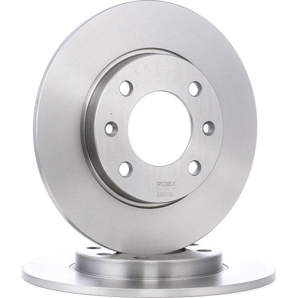 Ridex 82B0030 - Disco Freno Oe 1618860980 Per Zx (N2), Xsara, Saxo, 306, 206 Van, 206 Sw (2E/K), 206 (2E/K), 206 (2A/C), 206 Cc (2D), 106 Ii-image