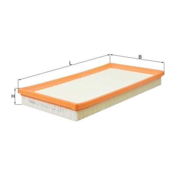 Mahle Lx 1818 - Filtro Aria Oe 0K2A513Z40 Per Cerato (Fb), Carens Ii (Fj), Carens I (Fc)-image