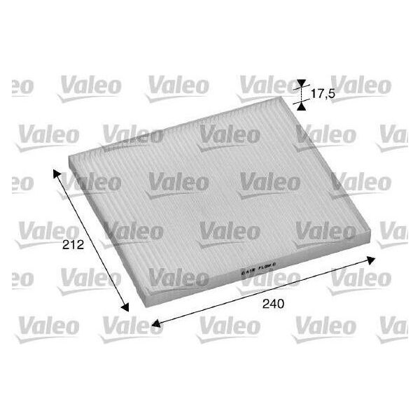 Valeo 698895 - Oe 97133 2F000 Filtro Aria Abitacolo Per Carnival Iii (Vq), Cerato (Ld), Sorento Ii (Xm)-image