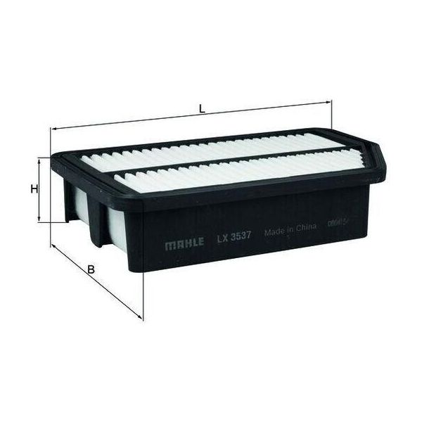 Mahle Lx 3537 - Filtro Aria Oe 281133X000 Per I30 (Gd), Elantra (Md, Ud), Pro Ceed (Jd), Cerato (Yd), Ceed (Jd)-image