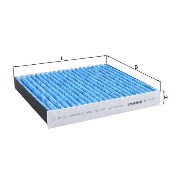 Mahle Lao 436 - Filtro Aria Abitacolo Oe 52063110 Per C4 Aircross, C-Crosser (Vu, Vv), 4007 (Vu, Vv), 4008-image