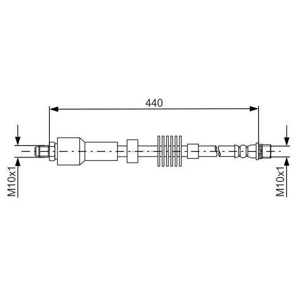 Bosch 1 987 481 688 - Tubo Freno Oe 4806 N6 Per C4 I (Lc), C4 Ii (Nc), DS4, DS4 (Nx)-image