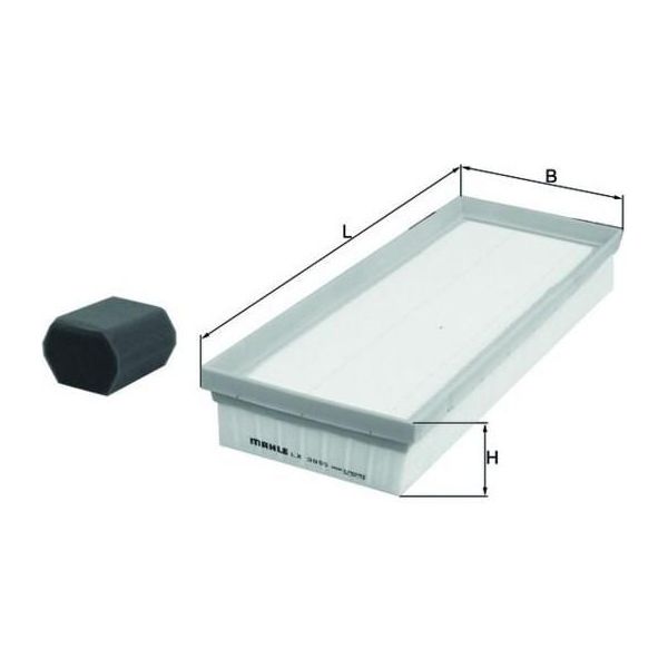 Mahle Lx 3955 Kit - Oe 1638028080 Luftfilter FüR C4 G-Picasso Ii (Da, De), C4 Ii (Nc), C4 Iii (Ba, Bb, Bc), C4 Picasso Ii, C4 Spacetourer (3D), C5 Aircross (A), DS3, DS4, C4 (3A, 3E), C4 Cactus, C3 Picasso (Sh), C3 Iii (Sx), C3 Ii (Sc), C3 Aircross Ii (2C, 2R), Berlingo, DS3 (U), DS4 Ii (F), DS7 (J), Combo (K9), Corsa F, Grandland X, Crossland X, Rifter, Partner Tepee, Partner (K9), 508 (F), 5008-image