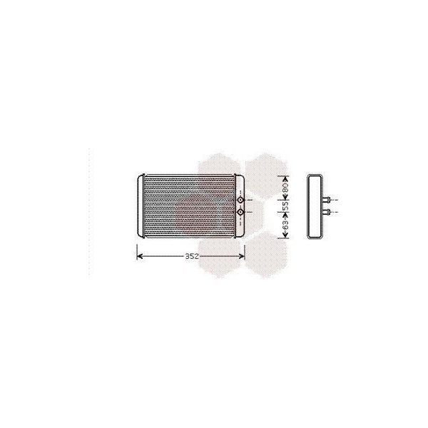 Van Wezel 17006265 - Oe 46722710 Scambiatore Di Calore, Riscaldatore Per Ducato, Boxer-image