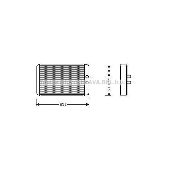 Prasco FTA6265 - Scambiatore Di Calore Oe 6448H8, Riscaldatore Per Jumper, Ducato, Boxer-image