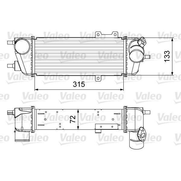 Valeo 818361 - Intercooler Oe 28271 2A600 Per I30 (Fd), I30 (Gd)-image