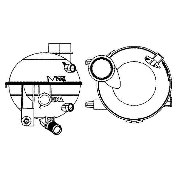 Mahle Crt 18 000S - Serbatoio Di Espansione Oe 1323 W4 Per C4 I (Lc), 307, 307 Cc (3B)-image