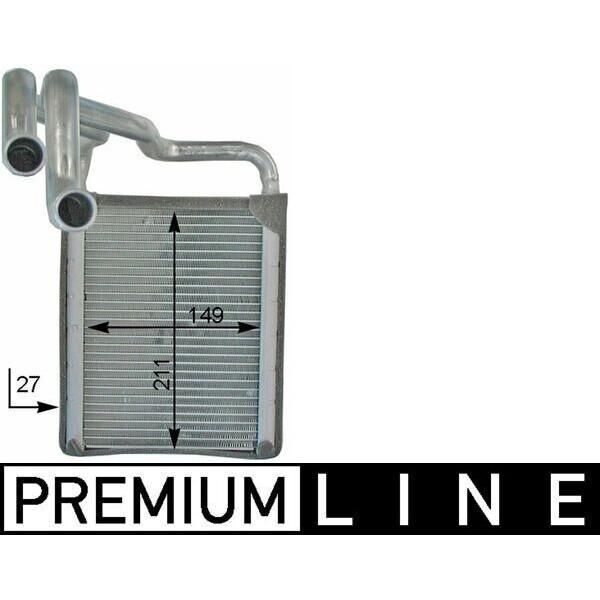 Mahle Ah 203 000P - Oe 971382L000 Scambiatore Di Calore, Riscaldatore Per I30 (Fd), Ceed (Ed), Pro Ceed (Ed)-image