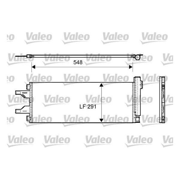 Valeo 814069 - Condensatore Aria Condizionata Oe 1610115880 Per Jumper, Ducato, Boxer-image