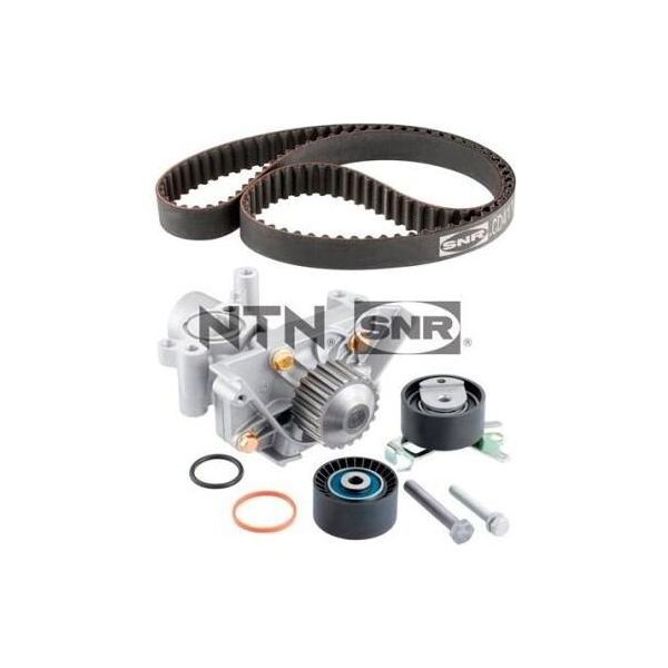 Snr KDP459.401 - Oe 0816 A1 Wasserpumpe + Zahnriemensatz FüR C5 I (Dc), C5 I (De), C5 Ii (Rc), C5 Ii (Re), C8 (Ea, Eb), Jumpy (U6U), Jumpy (B), Xsara, C4 (La), C4 I (Lc), Scudo, Ulysse, 206 Cc (2D), 206 (2A/C), 206 Sw (2E/K), 307, 307 Cc (3B), 307 Sw (3H), 406, 407, 407 Sw (6D, 6E), 607 (9D, 9U), 807 (Eb), Expert (224), Expert (222)-image