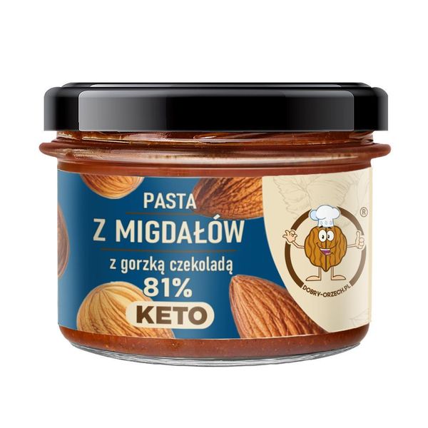Pasta Di Mandorle Con Cioccolato Fondente Keto (180G)-image