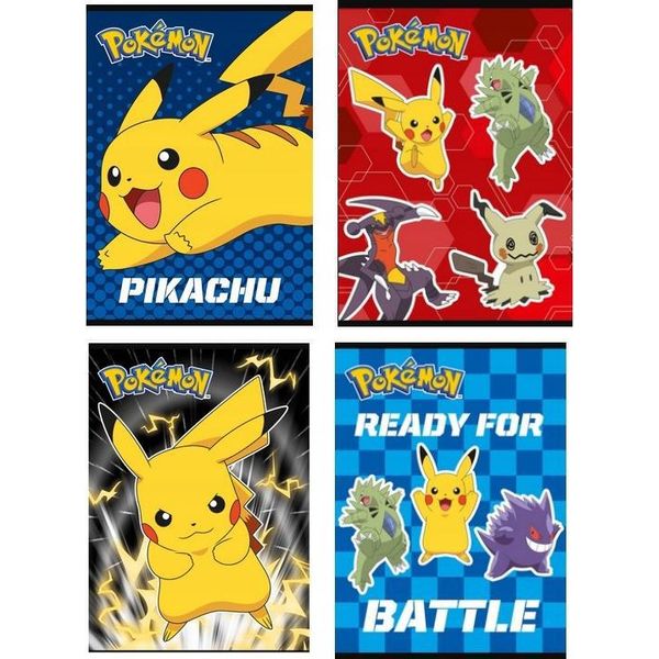 Taccuino A5 32K Check Laminato Pokemon-image