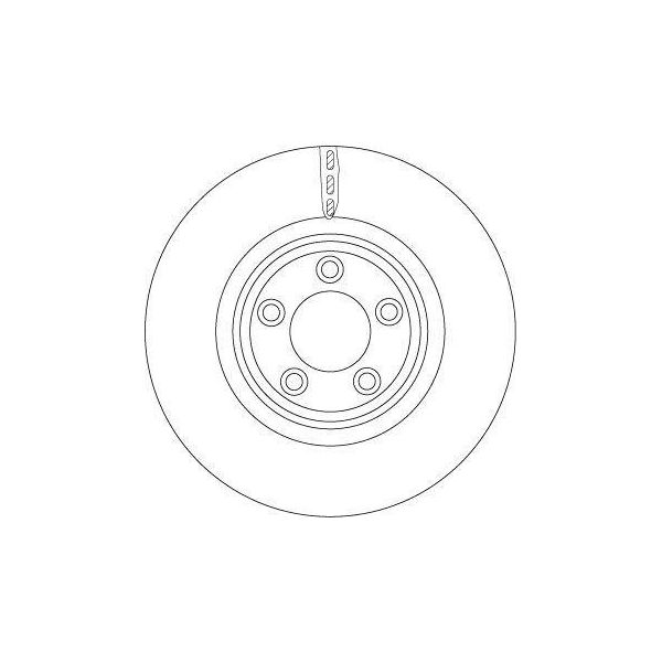 Trw DF6223S - Oe C2C25336 Disco Freno Per S-Type (X200), Xf (X250), Xj (X350, X358), Xk (X150)-image