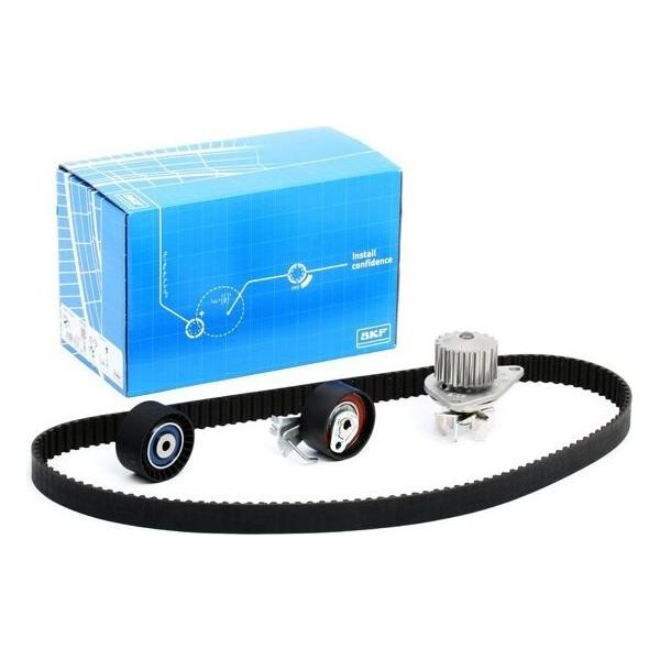 Skf Vkmc 03258 - Oe 0816 G8 Pompa Dell'acqua + Zahnriemensatz Per C2 (Jm), C3 I (Fc, Fn), C4 (La), C4 I (Lc), 1007 (Km), 206 (2A/C), 206 Sw (2E/K), 307, 307 Sw (3H)-image