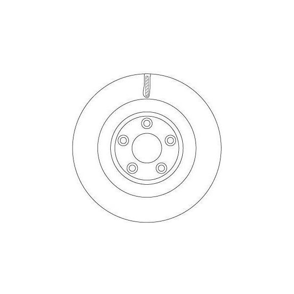 Trw DF6816S - Disco Freno Oe T2R5941 Per F-Type (X152)-image